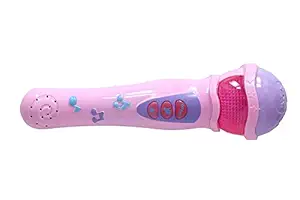 SR TOYS Musical Microphone Singing Mike Toy with 3D Lights and Self Voice Mic Sound Toy for Kids (Pack 1,Multicolor)