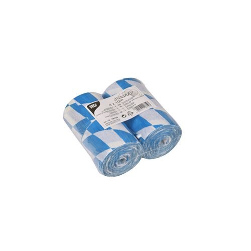 4 Rollen Oktoberfest Deko Krepp-Bänder 10 m x 5 cm Bavaria schwer entf - 2