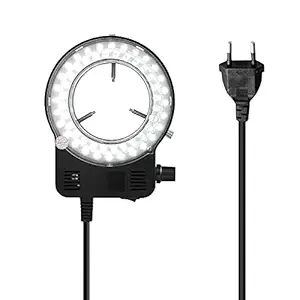 Homgeel LED Round Light for Microscope Lamp for Microscope Brightness Adjustable Microscope Light