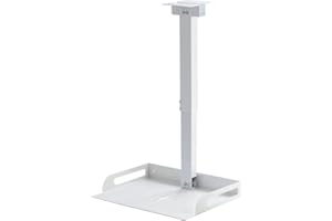 JGPIN Universal Projektor-Halterung, Projektorhalterung, Beamer Projektor Halterung, Verstellbar 34-56cm,Tablett 24×20 cm - Hält bis zu 10 kg