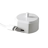 Progoco Electric Toothbrushes Charger Base for Philips Sonicare AC Power HX3110 /HX3120/HX3130/HX8255/HX9112/HX9140 Home and Travel Use White Color