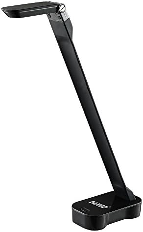 DAXGD Chargeable Eye Protection Lamp, 3200 mAh Power Bank Table Lamp, Lithium Battery Lamp (Black)