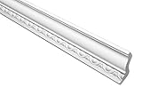Eckprofil B-8, Maße: 48 x 57,5 x 2000 mm, Diagonal: 75 mm, Dichte: >= 40 kg/m³