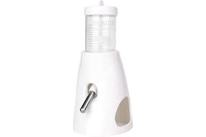KLOVA Small Animal Plastic Water Bottle With Stand Holder 2.7 Oz No Drip Waterer For Hamster Rabbit For Glass For T Hamster Water Bottle No Drip With Stand Holder For Glass Tank