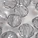 Produktbild 25g Acrylic Faceted Round Beads - Grey - KB0714 / 6mm