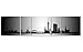 Produktbild TOP Bild auf Leinwand CITY PANORAMA Hamburg SILBER 5 TEILE DIGITAL Arts AP500021 Bilder fertig bespannt auf Keilrahmen. Kunstwerk als Wandbild auf Rahmen. GRÖßE WÄHLEN! GÜNSTIGER ALS Ölbild Gemälde Poster Plakat mit Bilderrahmen! MADE IN GERMANY