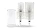 6pcs 10ml/20ml/30ml Portable Refillable Empty Plastic Clear Bottles Jars with Transparent Pump Tops for Makeup Cosmetic Bath Shower Toiletries Liquid Containers Leak Proof Portable Travel Accessories (20ml)