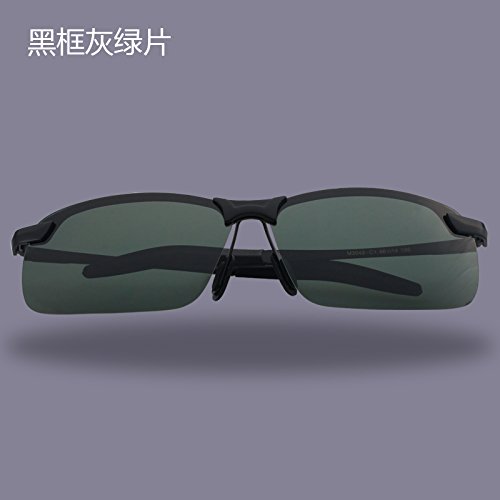 LXKMTYJ-Men-Sunglasses-And-Polarized-Chaoren-Sunglasses-And-The-Polarizer-At-The-Car-Drivers-And-Sunglasses-Black-Box-Gray-And-Green-Chip