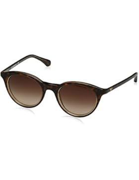 Emporio Armani Unisex Sonnenbrille EA4061 Braun (Havana/Beigi 546513), One size (Herstellergröße: 49)