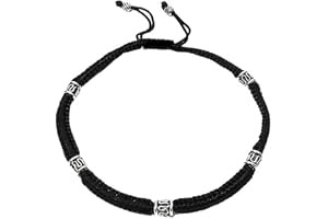 SUSVIJ TRENDING BLACK THREAD ANKLET_Silk Dori With Oxidised Silver For Girls| Women| Teenager Free Size