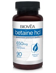 Preisvergleich Produktbild BETAINE HCL 650mg 90 Tabletten