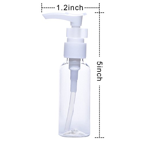 eBoot Reise Flaschen Kosmetikflaschen Set Körperpflege Flüssigkeitsbehälter für Kosmetik und Make-up, 9 Stück - 2