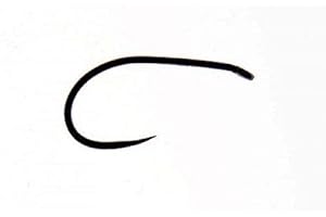 50 pack Fulling Mill Fly Tying Hooks Grab Gape, Barbless,Choice of sizes