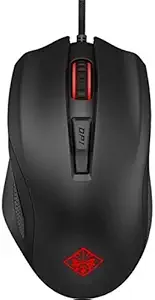 HP Omen 600 Wired USB Mouse with Tactical Traction (Black)