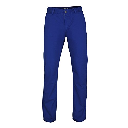 Mens Chino Trousers by Asquith and Fox - Royal - 36 Regular