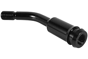 Gorgeri Gear Stick Extension, 5in Car Shift Knob Extender Straight Gear Shifter Lever Extension for T4 1990-2003 Black