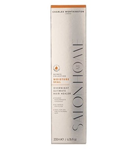 Charles Worthington Salon At Home Secrets Collection Moisture Seal Overnight Ultimate Hair Healer 200Ml