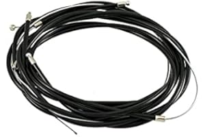 RMS Kit trasmissioni complete Piaggio si-si fl2 nere (Cavi e Guaine Moto) / Kit transmissions Piaggio si-si fl 2 black colour (Cables and Sheaths Motorcycles)