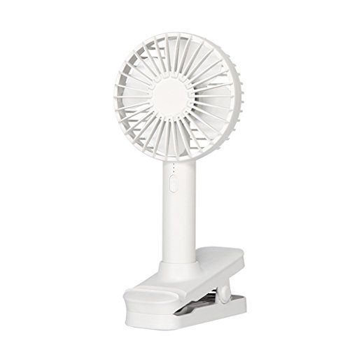 VDS Ventilador de Carga USB. Ventilador pequeño silencioso Ligero Ventilador portátil fácil de Transportar Ventilador Elegante Uso múltiple Ventilador de Transporte Esencial para el Verano D-17 (C)