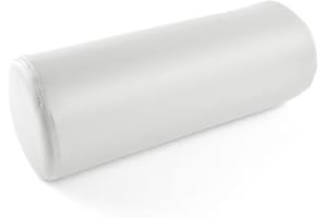 Teqler Nackenrolle mit Kunstlederbezug