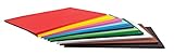 fotokarton a2 weiß einseitig glatte Oberfläche Folia 125 Bogen Tonkarton Bunt, DIN A2, 160g/m², 10 Verschiedene Farben