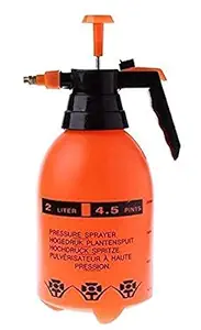 Tapashi Garden Pump Pressure Sprayer Lawn Sprinkler Water Mister Spray Bottle for Herbicides, Pesticides, Fertilizers, Plants Flowers 2 Liter Capacity -Spray Bottle Plant Water (Multicolor2)