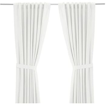 Amazon De Ikea Matilda Vorhang 1 Paar Weiss 101 119 84