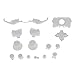 Produktbild Sharplace Ersatz Tasten Joystick-Knopf Set Stoßfänger Trigger Mod Microsoft New Xbox One Controller - Weiß