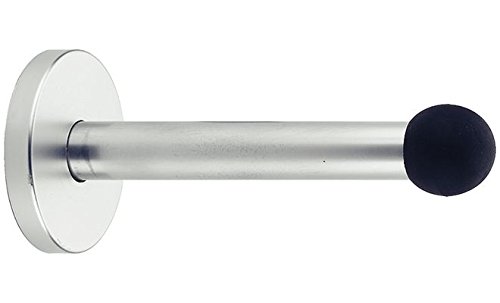 FSB Wandtürpuffer (Türstopper) Aluminium silberfarben 120 mm lang zum Schrauben, Modell 3895