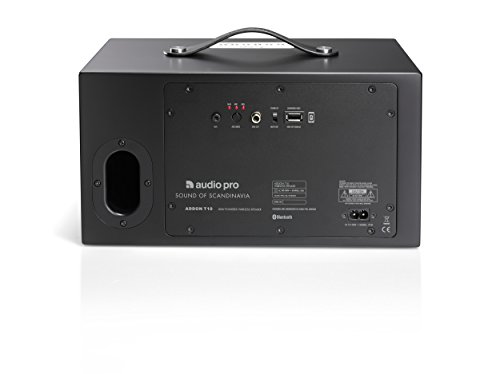 Audio Pro Addon T10 Bluetooth Stereo-Lautsprecher (2. Generation, EchtholzgehÃ¤use) Schwarz