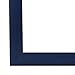 Produktbild Bilderrahmen OLIMP 40x60 oder 60x40 cm in DUNKELBLAU GEWISCHT AntiReflex Kunstglas und Rückwand, 35 mm breite MDF-Leiste mit Dekor Folienummantelung