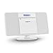 Produktbild oneConcept V-13 • Stereoanlage • Kompaktanlage • Microanlage • MP3-fähiger CD-Player • UKW-Radiotuner • MP3-fähiger USB-Port • MP3-Ordnernavigation • AUX-In • Fernbedienung • LCD-Display • Wecker • Sleeptimer • Wandmontage möglich • weiß