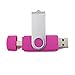 Produktbild Mixse USB OTG (On the Go)-Stick verwandelt Speicher, Dual-USB-Stick USB 2.0 zu Micro USB-Kabel für Android-Smartphone und Tablet Rosa rose 32 GB