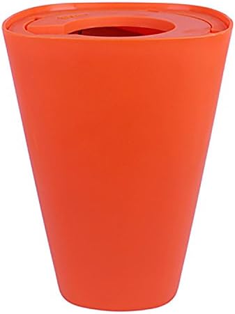 Upside-Down Sky Planter Hanging Flower Pot (Orange, Large)