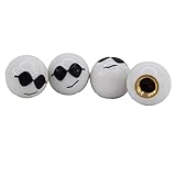 ✅ DETAILS: Das Smiley Autoreifenventilkappen Set beinhaltet 4 Stück Reifen Ventilkappen bestehend aus robusten und PVC mit eingearbeiteten Messing Gewinde und einer innen-liegenden Gummi Dichtung, die zugleich ein zu festes anschrauben verhindert. Wenn Sie sich für eines unserer verschiedenen Kappen Motiven entschieden haben, Schrauben Sie einfach die 