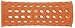 PLASTIC HAIR ROLLERS ORANGE Pk10 x 23mm + FREE PINS