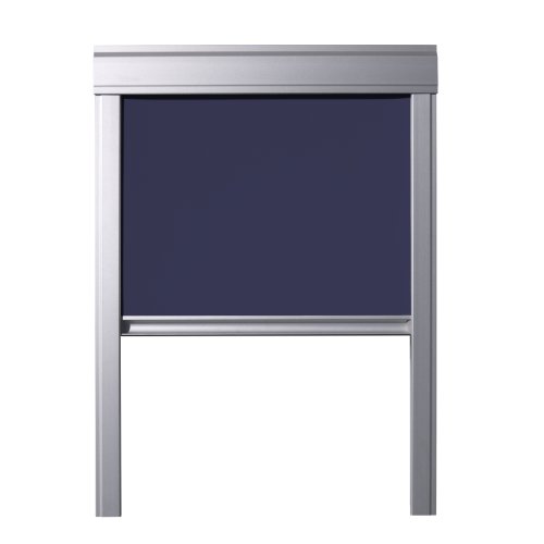 ITZALA Verdunkelungsrollo für VELUX Dachfenster S08 SK08 in Dunkelblau - 2