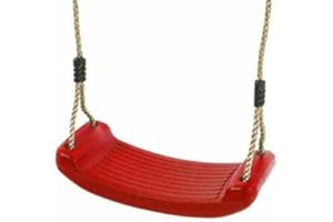TSARLTD Swing tree Seat Replacement Outdoor Adjustable Climbing Frame (RED)