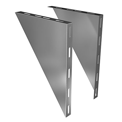 Edelstahl Schornstein 0,5mm Set Laenge ca. 4,8 Meter Wandmontage -120mm Abstand verstellbar DW 150 - 5