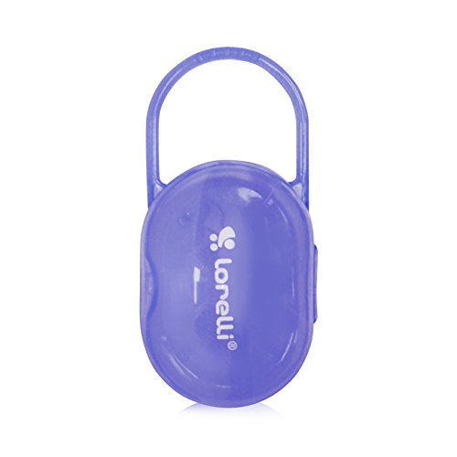 LORELLI BABY PACIFIER CASE BLUE newborn child soother silicone boy bertoni