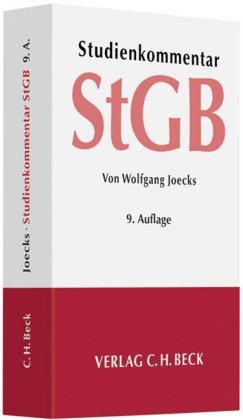 Strafgesetzbuch: Studienkommentar Buchen