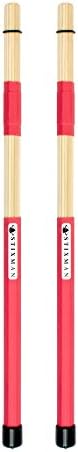 1 PAIR STIXMAN MAPLE MULTI STICK DRUM RODS, ELECTRIC PINK EDITION - SXMSMLE