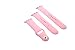 Produktbild Famitec® 3er Set Apple Watch Silikon-Armband Sport-Armband 2 Größen s/m m/l 42mm 38mm (38mm, Puderrosa)