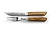 Produktbild Paul Adrian Solingen Steakbesteck 2tlg. Steak Messer Gabel Grillbesteck Pizzabesteck Set Olive