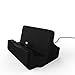 Produktbild RedBad® iPhone Dockingstation für Apple 7 / 7 Plus 6 / 6s / 6Plus / 5 /5s /5c / 5SE / Pod nano 7/5G in Schwarz