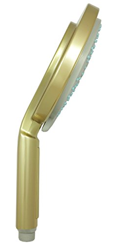 dirks-traumbad, Duschkopf Handbrause Dusch set + 175 cm Brauseschlauch GOLD 6128 - 5