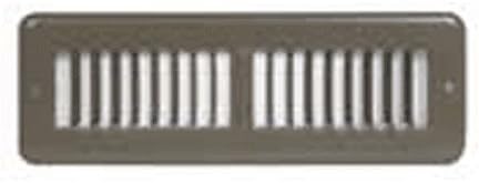 12 X 2" GRILLE TOE SPACE BROWN"