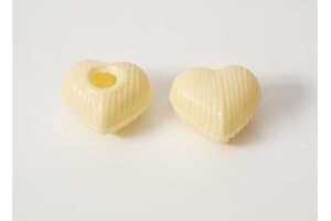 SWEETART GERMANY 54 Stk. Schokoladenherz Hohlkörper Weiß mit Rezeptvorschlag