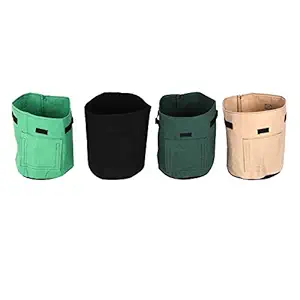 Felt Vegetables Plant Growth Container Plant Growth Bag Grow Bags Vegetable Grow Bags Garden Accessory for Growing Vegetables Flowers Fruits