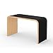 Produktbild Tojo Sit - Hocker - Ablage - Beistelltisch -Buche Schichtholz Leder schwarz - 70 x 30 x 40 cm (L x B x H) Vielseitig einsetzbare Sitzgelegenheit - Holzhocker - Designer Möbel für Haus und Büro